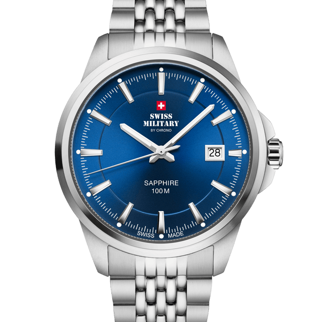 Swiss Military SM34104.03 – Classic Steel Watch for Men image 0
