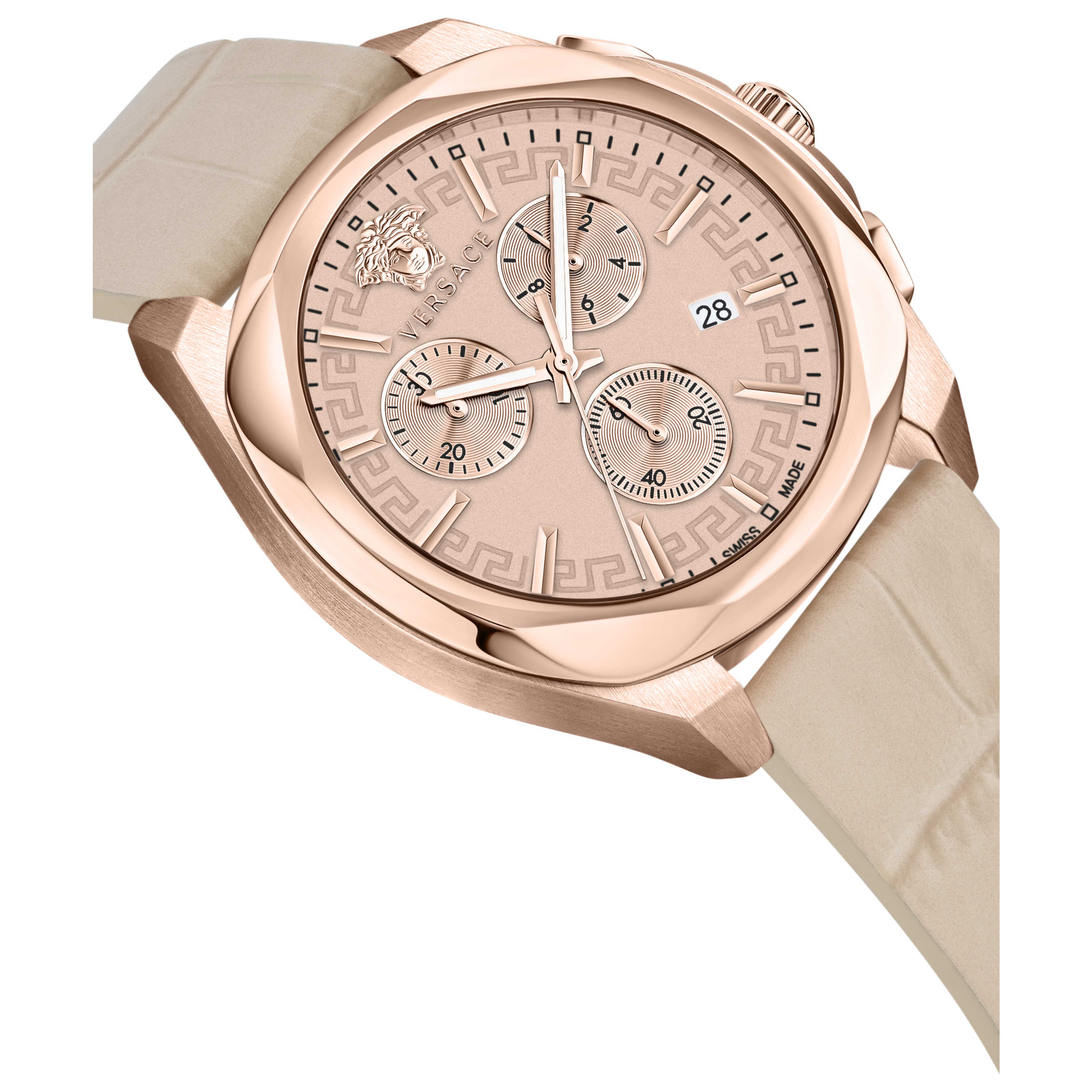 Versace Women's Chrono Lady 40mm Rose Gold Watch image 1