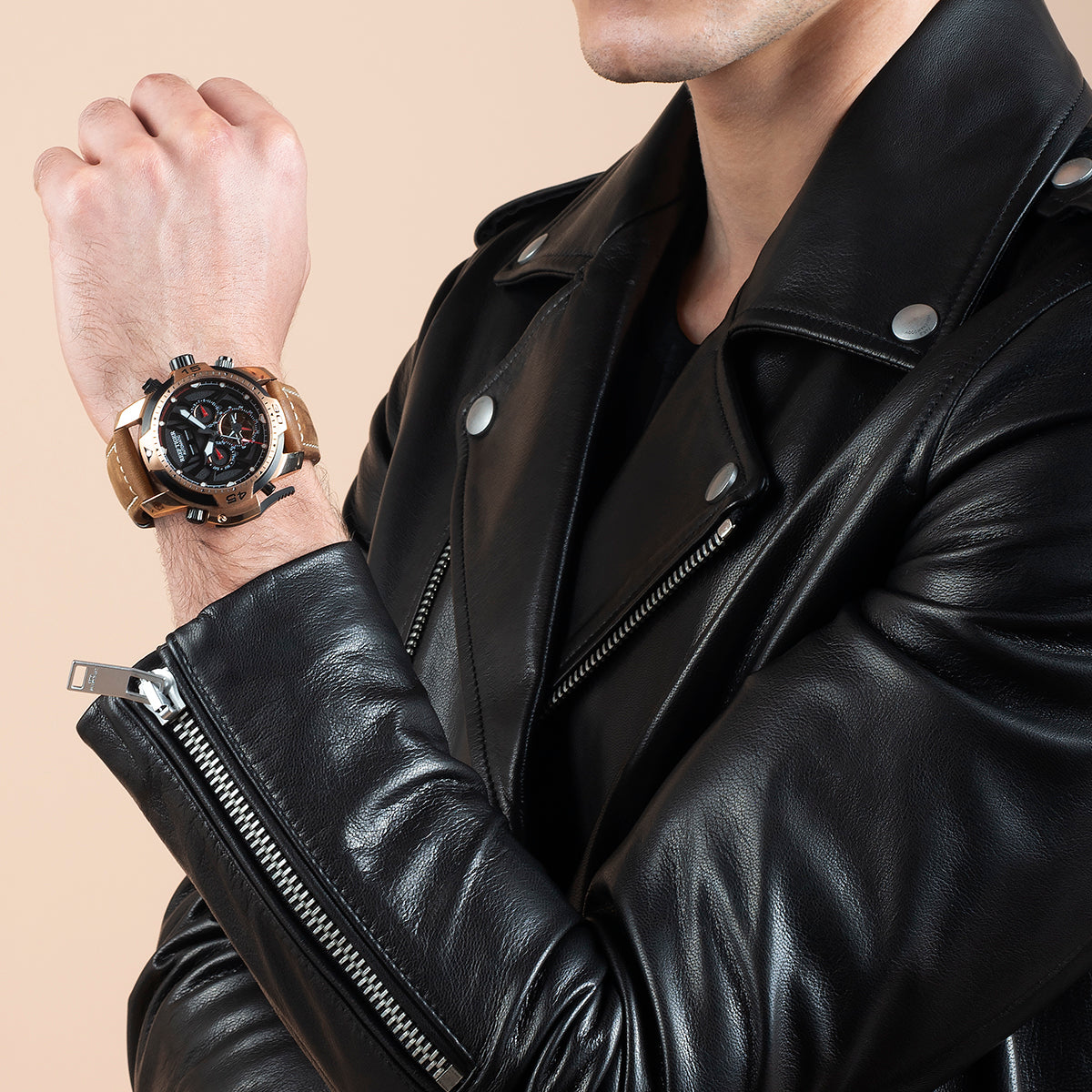 Reef Tiger Men's Aurora Transformers Skeleton Automatic Mechanical Watch image 3