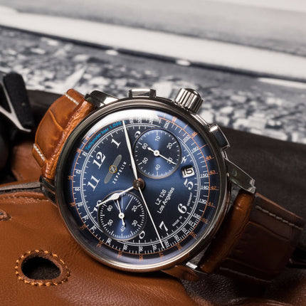 ZEPPELIN 7614-3 LZ126 Los Angeles Watch image 2