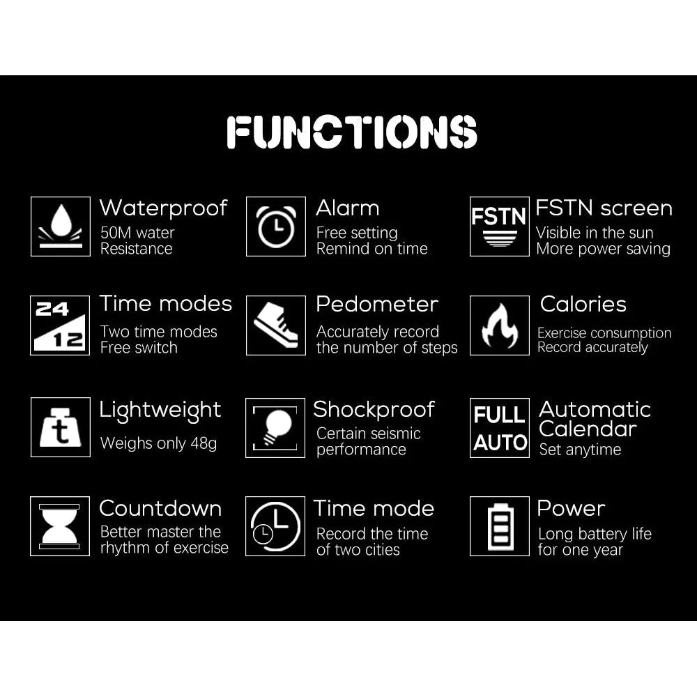 NORTH EDGE Tactical Mars Watch Red image 4