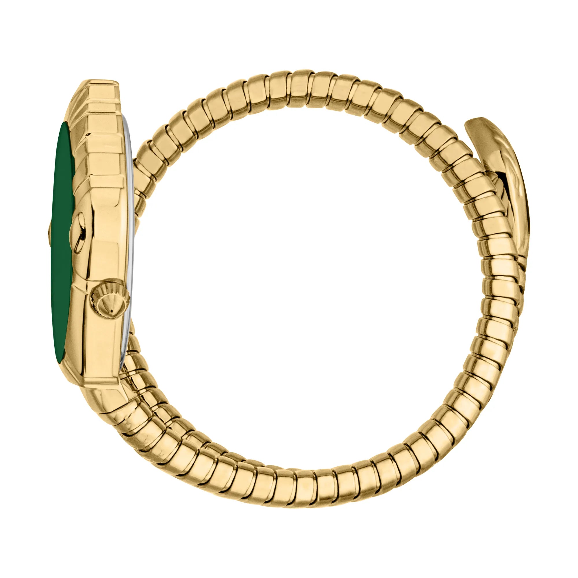 Just Cavalli Signature Snake Lirica Yellow Gold Green image 2