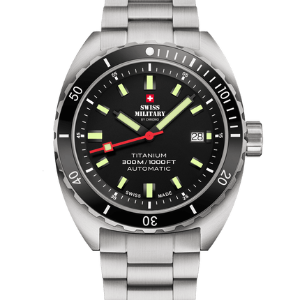 Swiss Military SMA34100.01 – Titanium 300 Lightweight Outdoor Watch image 0
