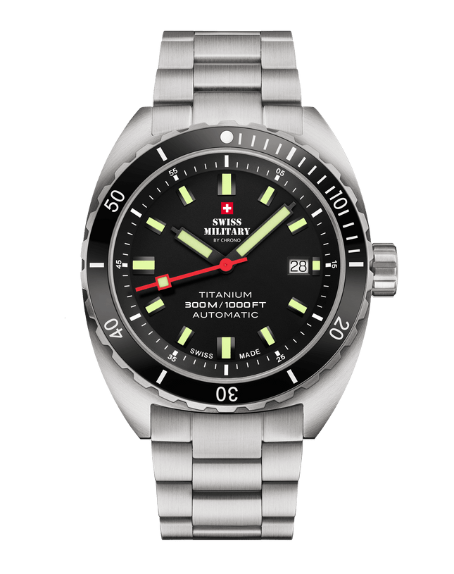 Swiss Military SMA34100.01 – Titanium 300 Lightweight Outdoor Watch image 0