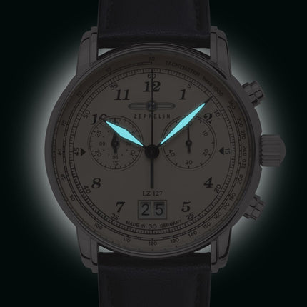ZEPPELIN Men's LZ127 Graf Zeppelin Chronograph Watch 86841 image 1