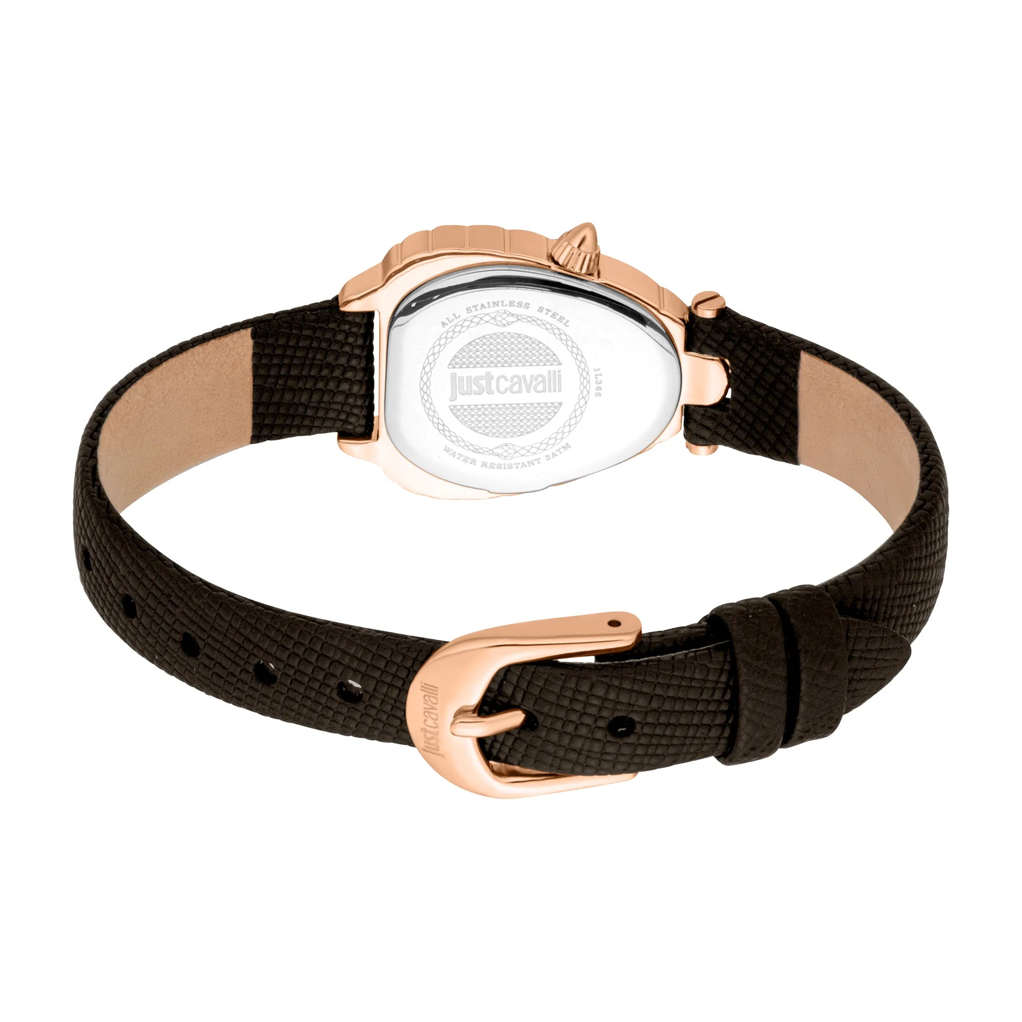 Just Cavalli Animalier Perla Leather Brown RG image 1