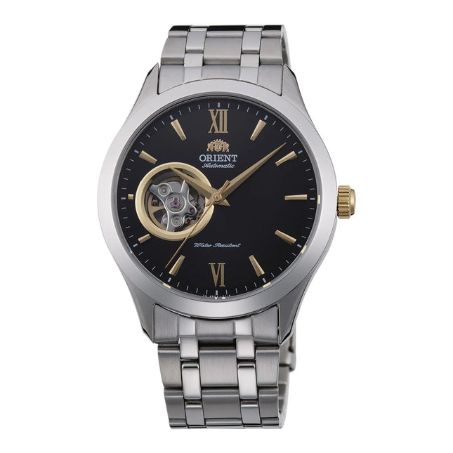 ORIENT Men's Automatic Classic Open Heart Stainless Steel Bracelet Watch AG03002B