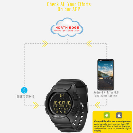 NORTH EDGE Tactical AK Bluetooth Smart Watch