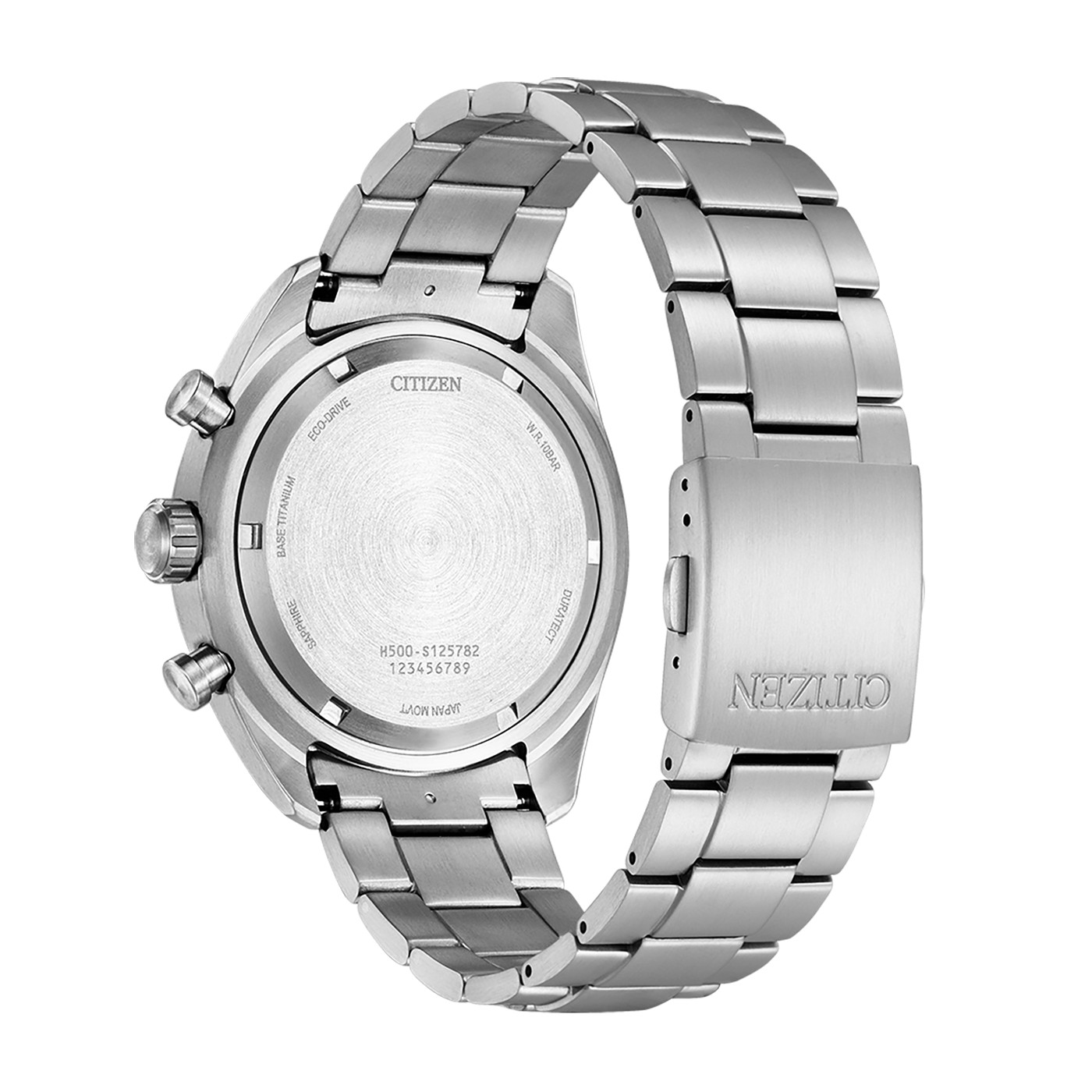 CITIZEN Garrison Super Titanium Pilot Chronograph Watch AT2480-81E