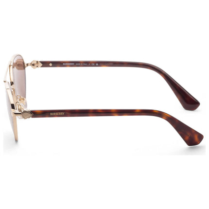 Burberry Women's Classic Elegant Sunglasses with UV Protection and Signature Check Detail