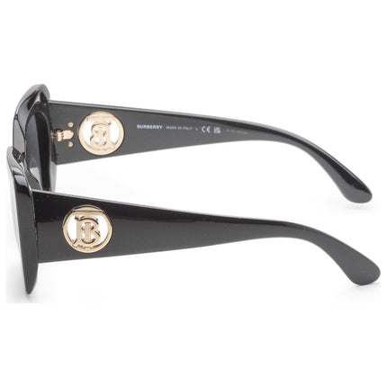 Burberry Women's Sunglasses with UV400 Protection and Classic Check Temples