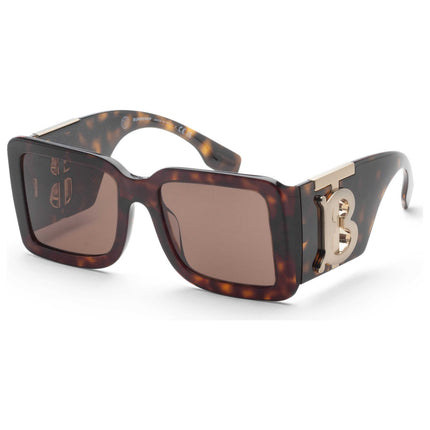 Burberry Women's Classic Acetate Sunglasses with UV400 Protection 55mm Lens