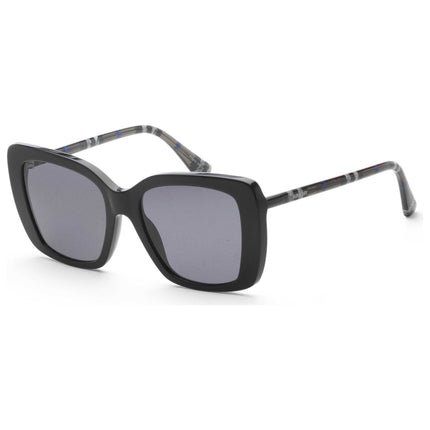 Burberry Women's Polarized Sunglasses with UV400 Protection and Classic Pattern Frame