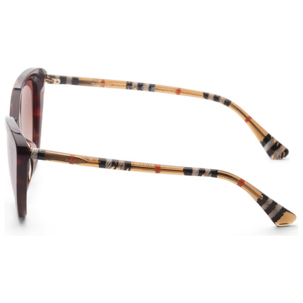Burberry Unisex Sunglasses with Iconic Pattern and UV Protection Lens 55mm