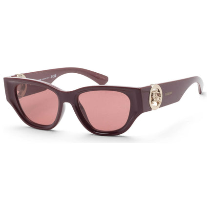 Burberry Women's Rectangular Sunglasses with UV Protection and Classic Logo Detailing