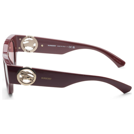 Burberry Women's Rectangular Sunglasses with UV Protection and Classic Logo Detailing