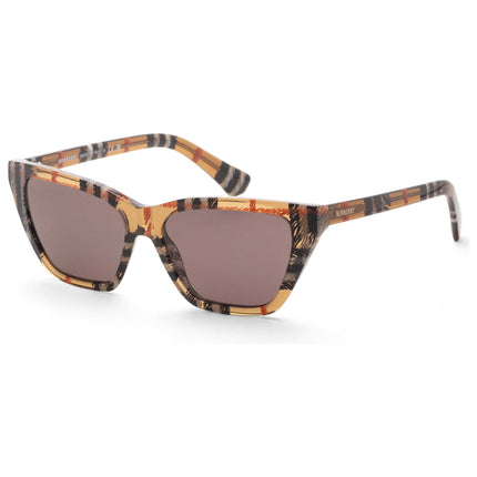 Burberry Women's Classic Acetate Sunglasses with UV400 Protection 54mm Lens