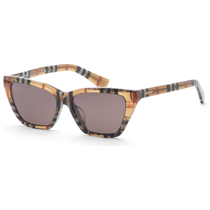 Burberry Women's Classic Acetate Sunglasses with UV400 Protection 54mm Lens