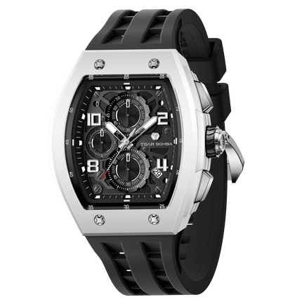 TSAR BOMBA Elemental– Bioceramic Date TB8224B Quartz