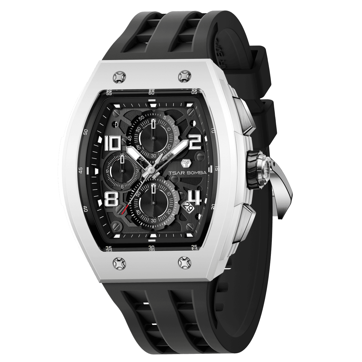 TSAR BOMBA Elemental– Bioceramic Date TB8224B Quartz