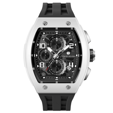 TSAR BOMBA Elemental– Bioceramic Date TB8224B Quartz
