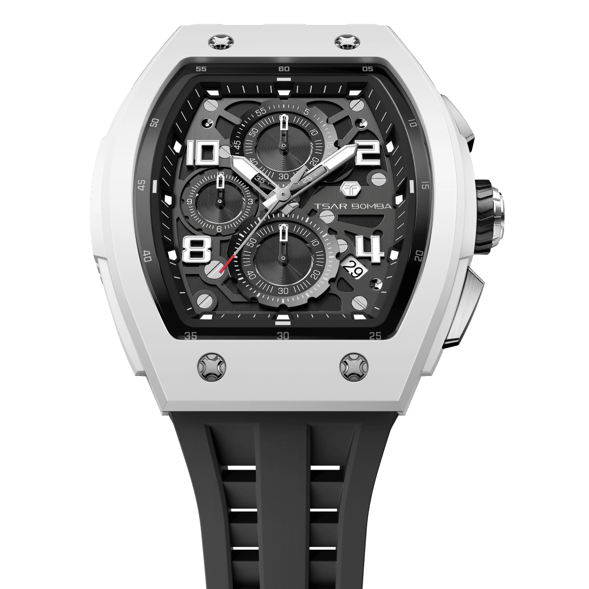 TSAR BOMBA Elemental– Bioceramic Date TB8224B Quartz