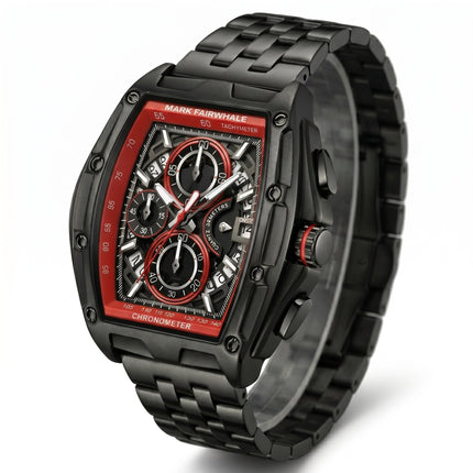 Mark Fairwhale  FW-5080 TONIXORA - Men’s Luxury Chronograph Watch with Stainless Steel Strap