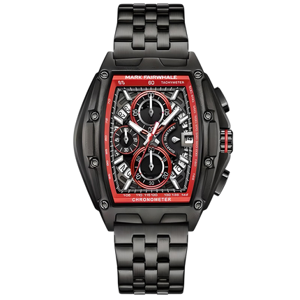Mark Fairwhale  FW-5080 TONIXORA - Men’s Luxury Chronograph Watch with Stainless Steel Strap