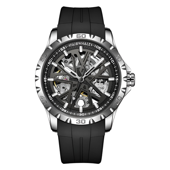 Mark Fairwhale  FW-6580 KANTRY – Men’s Skeleton Automatic Watch