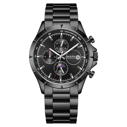 Mark Fairwhale FW-5065 OBSIDRON - Men’s Quartz Chronograph Moon Phase Watch