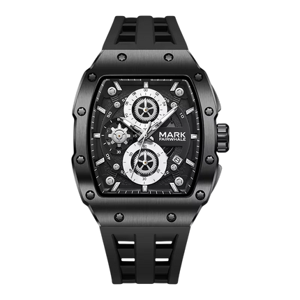 MARK FAIRWHALE FW-5980 TONIX - Men's Tonneau Chronograph Sports Watch