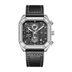 Silver Steel Black