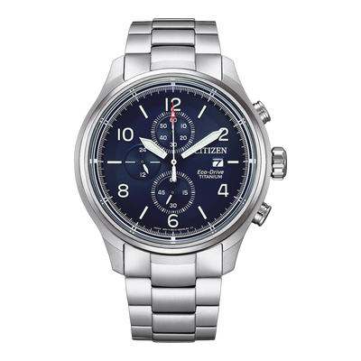 CITIZEN Solar Eco-Drive Super Titanium Chronograph Watch CA0810-88L