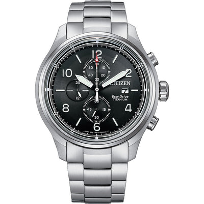 CITIZEN Solar Eco-Drive Super Titanium Chronograph Watch CA0810-88E