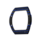 Carbon Fiber-Black Blue