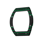 Carbon Fiber-Black Green
