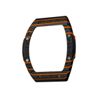 Carbon Fiber-Black Orange