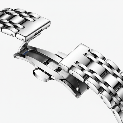 Mark Fairwhale 5180 TRINOMA – Men’s Stainless Steel Business Quartz Watch