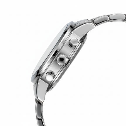 Mark Fairwhale  FW-5036 NEXORA– Men’s Multi-Function Quartz Watch with Roman Dial & Stainless Steel Bracelet
