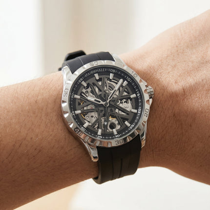 Mark Fairwhale  FW-6580 KANTRY – Men’s Skeleton Automatic Watch