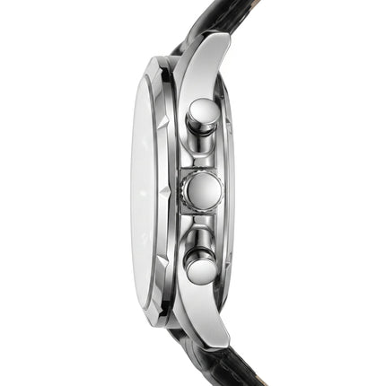 Mark Fairwhale FW-5870 LUNAVOR - Men’s Moon Phase Chronograph Leather Strap Watch