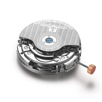 SAMUEL JOSEPH London Limited Edition Navy & Gold Automatic Skeleton Men's Watch