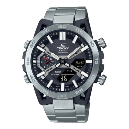 Casio Edifice Smartphone Link ECB-2000D-1ADF Black Dial Stainless Steel Men's Watch