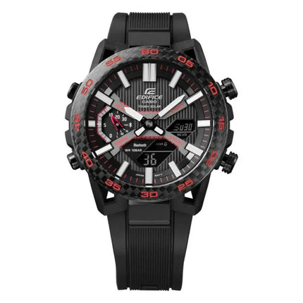 Casio Edifice Smartphone Link ECB-2000PB-1ADF Black Dial Stainless Steel Men's Watch
