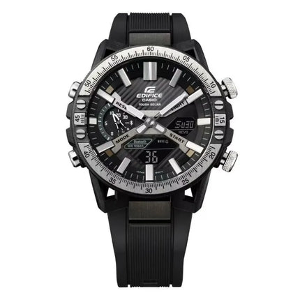 Casio Edifice Smartphone Link ECB-2000TP-1ADF Black Dial Stainless Steel Men's Watch