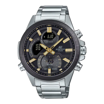 Casio Edifice Smartphone Link ECB-30DB-1A9DF Black Dial Stainless Steel Men's Watch