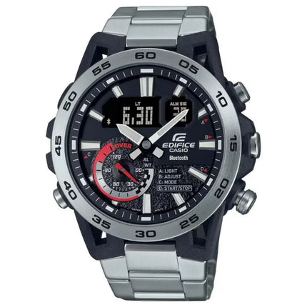 Casio Edifice Smartphone Link ECB-40D-1ADF Black Dial 48mm Stainless Steel Men's Watch
