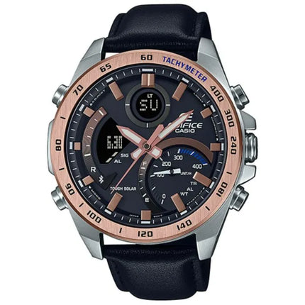 Casio Edifice Smartphone Link ECB-900GL-1BDR Black Dial Stainless Steel Men's Watch
