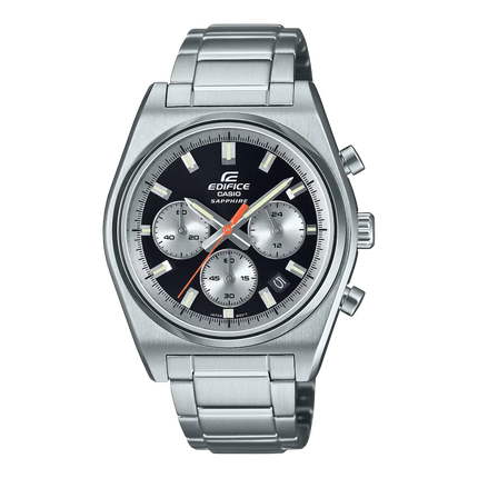 Casio Edifice Standard Chronograph EFB-730D-1AVUDF Black Dial 40mm Stainless Steel Men's Watch