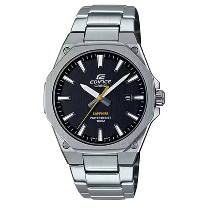Casio Edifice Analog EFR-S108D-1AVUDF Black Dial 39.9mm Stainless Steel Men's Watch